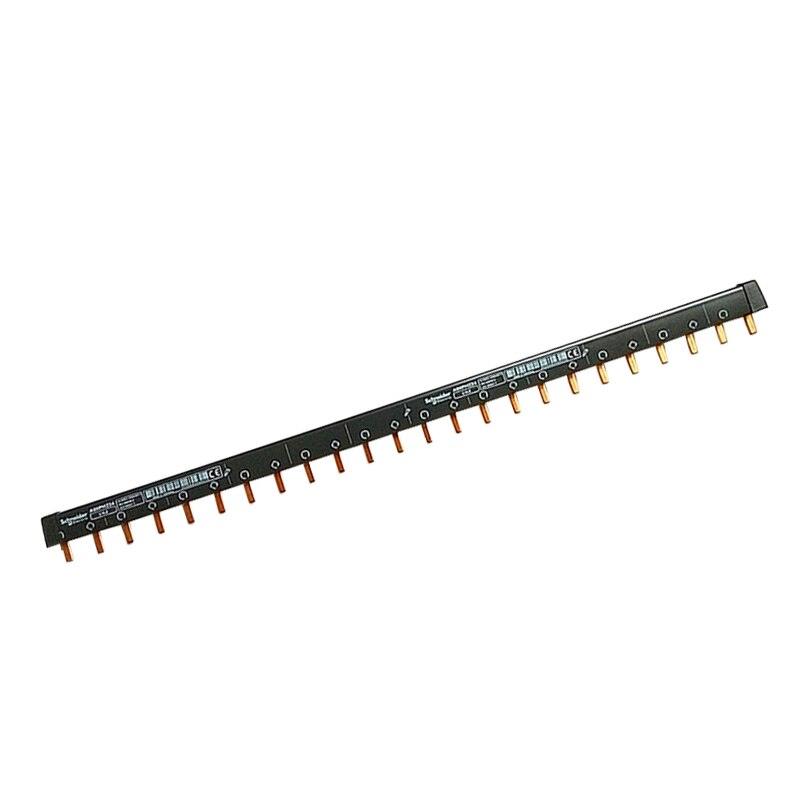 Original export 2P busbar, 24-bit 12 2P MCB connection copper busbar, wiring bus A9XPH224 24x18mm comb bus.