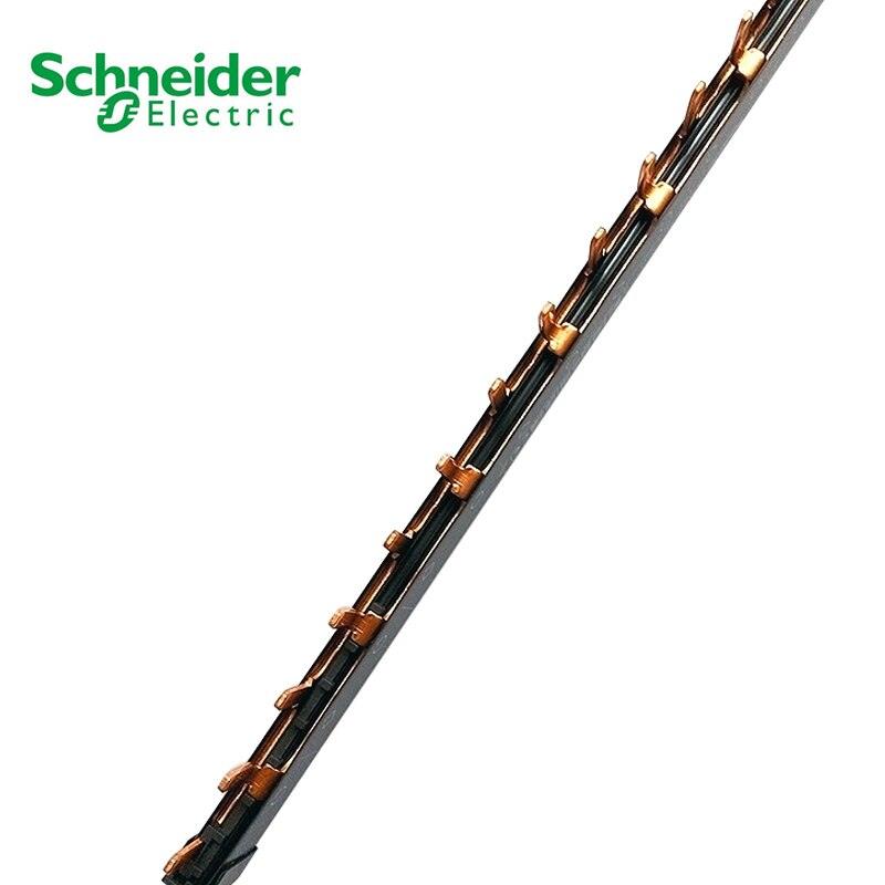 Original export 2P busbar, 24-bit 12 2P MCB connection copper busbar, wiring bus A9XPH224 24x18mm comb bus.