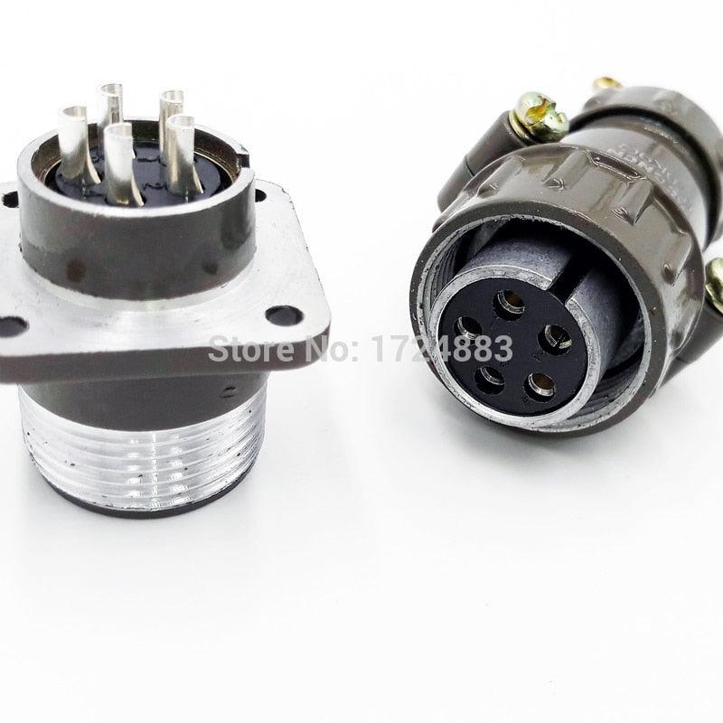 P20 series aviation connector 2.3.4.5.7 core 20mm plug and socket P20K2Q P20J2Q female male.