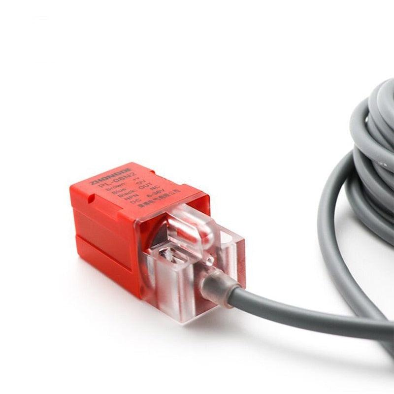PL-08N2 Square Proximity Switch Inductive Sensor Metal Switch Three-wire NPN Normally Closed DC 6V 36V,metal sensor