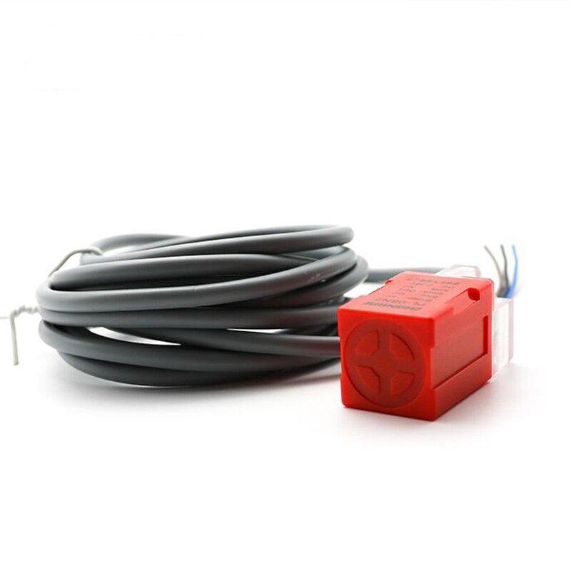 PL-08N2 Square Proximity Switch Inductive Sensor Metal Switch Three-wire NPN Normally Closed DC 6V 36V.