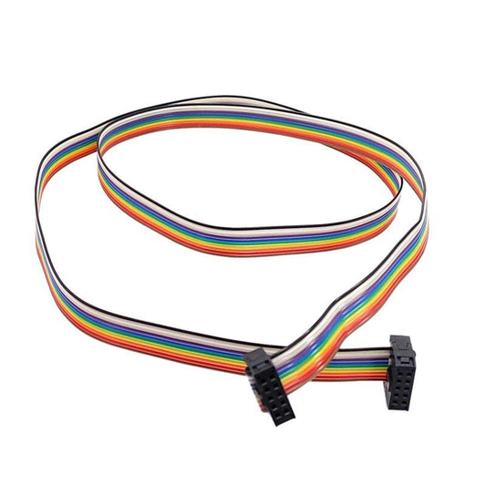 PLC Frequency converter panel extention line 10pin Female Color cable Frequency converter cable line 1m Female FPOR/FPG/FPO/FPO1.