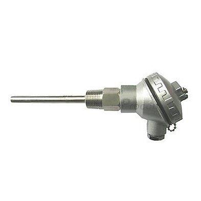 RTD PT100 Temperature Sensors 4" Probe with 1/2" NPT Threads &amp; Terminal Head.pt100 temperature sensor