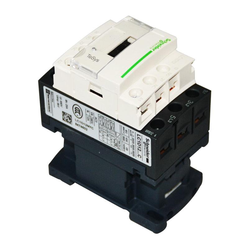 Schneider Electric 3P 12A AC Contactor LC1D12M7C LC1D12CC7C LC1D12B7C LC1D12E7C LC1D12F7C LC1D12Q7C LC1D12P7C.