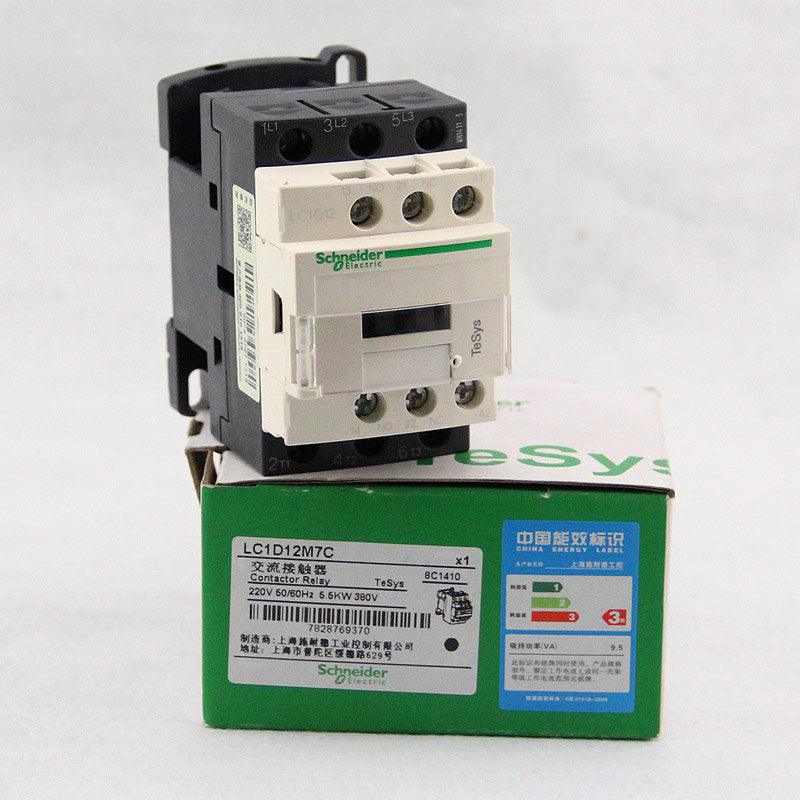 Schneider Electric 3P 12A AC Contactor LC1D12M7C LC1D12CC7C LC1D12B7C LC1D12E7C LC1D12F7C LC1D12Q7C LC1D12P7C.