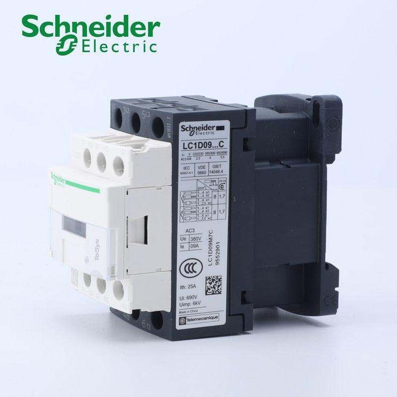 Schneider Electric 3P 9A AC Contactor LC1D09M7C LC1D09CC7C LC1D09B7C LC1D09E7C LC1D09F7C LC1D09Q7C.