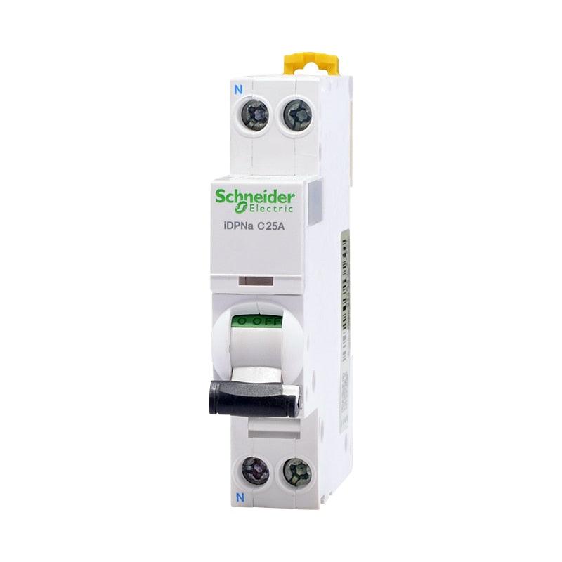 Schneider Electric Acti 9 iDPN 1P+N Miniature Circuit Breaker C Curve 6A 10A 16A 20A 25A 32A 40A iDPNa MCB Air Switch.
