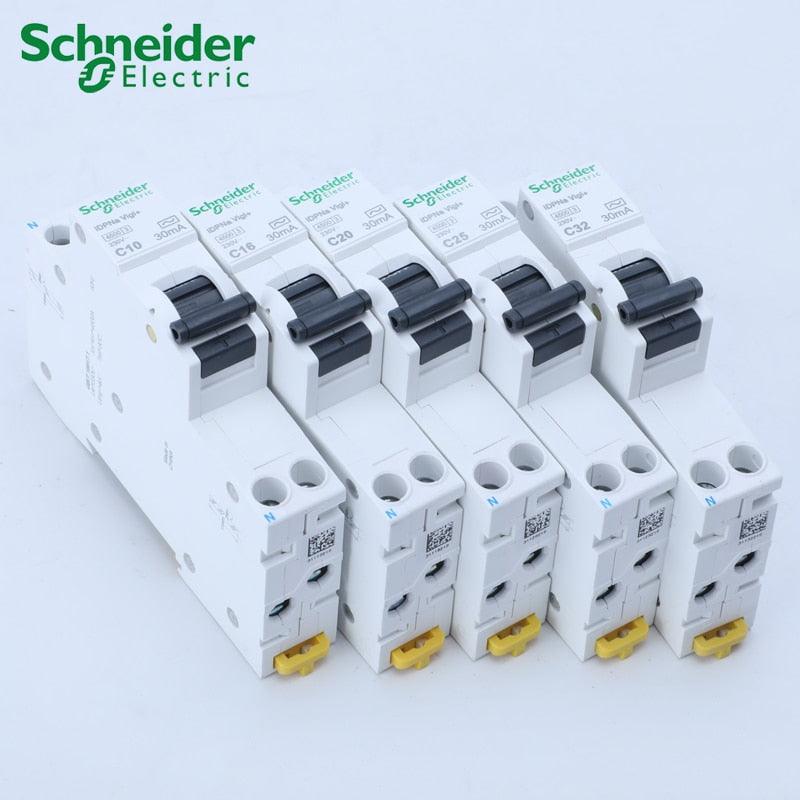 Schneider Electric iDPN Vigi+ 1P+N Leakage Circuit Breaker 30mA Residual Current Operation Protection Device 10A 16A 20A 25A 32A.