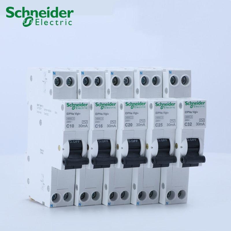Schneider Electric iDPN Vigi+ 1P+N Leakage Circuit Breaker 30mA Residual Current Operation Protection Device 10A 16A 20A 25A 32A.