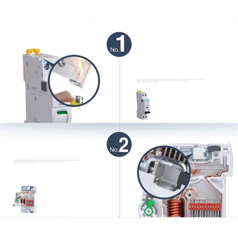 Schneider-  MCB Circuit Breaker IDPNa 1P+N/ 6A-40A.