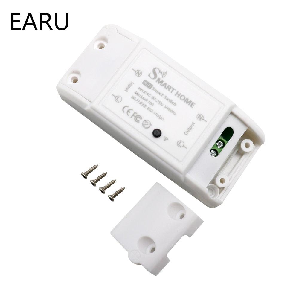 Smart Home Wifi Wireless Remote Switch Breaker Domotica LED Light Controller Module Alexa Google Home Smartlife Tuya eWelink APP.
