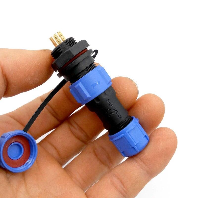SP1310 SP1312 waterproof connector SP13 2pin 3pin 4pin 5pin 6pin 7pin 9pin IP68 connectors plug and socket.