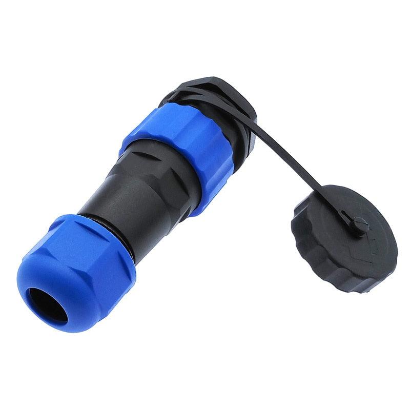SP20 IP68 waterproof connector 1 pin 2 pin 3/4/5/6/7/8/9/10/12/14Pins connectors plug and socket.