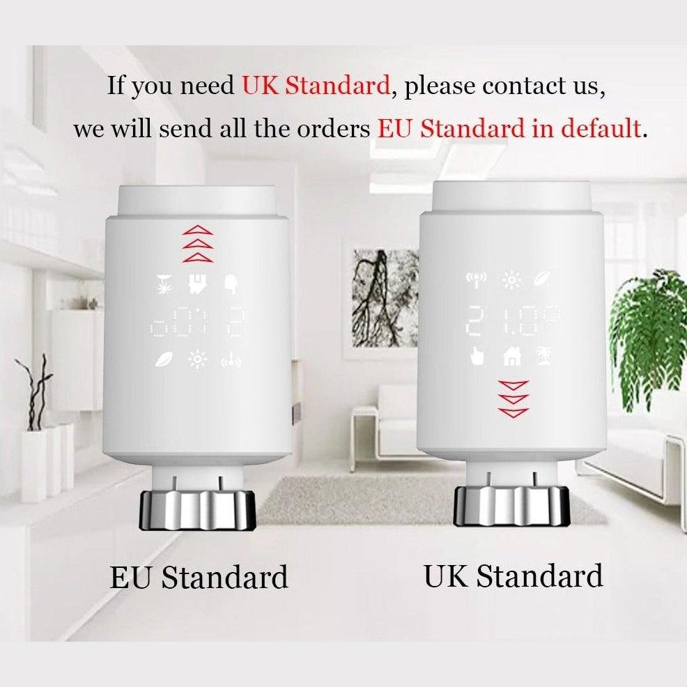 Tuya Smart ZigBee Radiator Actuator TRV Programmable Thermostatic Radiator Valve App Remote Temperature Controller Support Alexa.