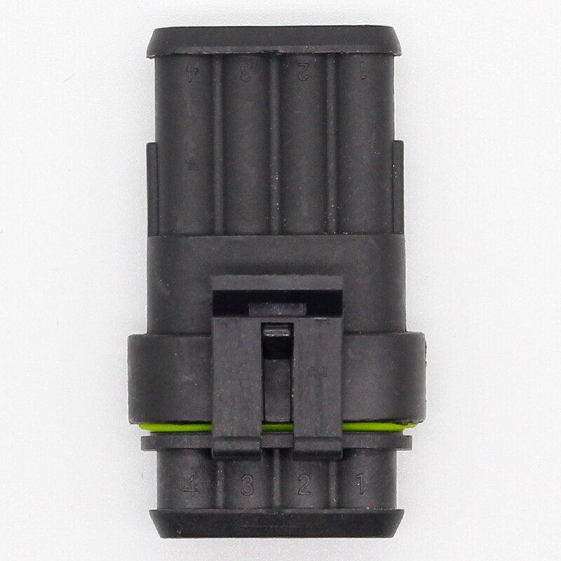 Wholesale 5 Sets NEW Car Auto 4 Pin Way Sealed Waterproof Electrical Wire Connector Plug Set.