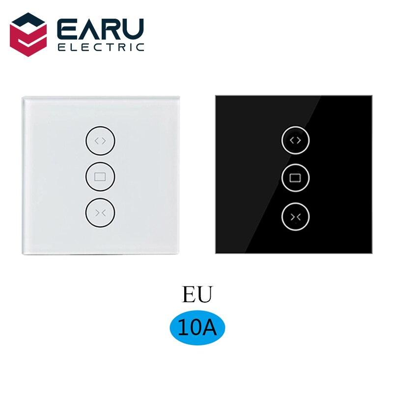 WiFi Smart Timer Glass Wall Touch Curtain Switch Controller Roller Shutter Electric Motor TUYA Smart Life App Google Home Alexa.wifi module curtain roller