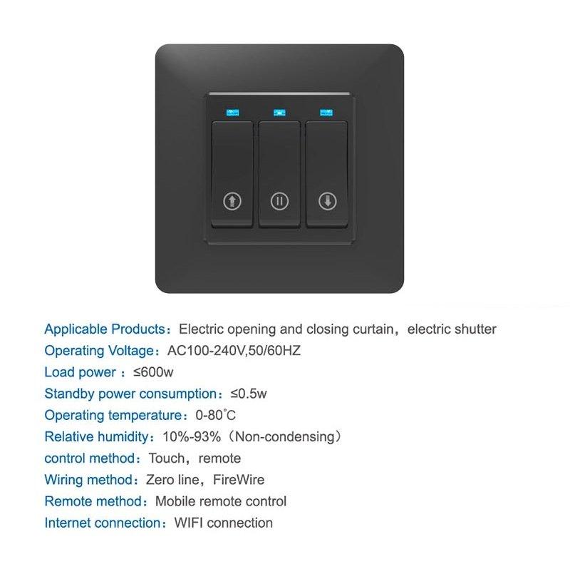 WiFi Timer Curtain Switch Controller for Roller Shutter Electric Motor TUYA Smart Life Smart Home Automation Google Home Alexa.wifi module curtain roller