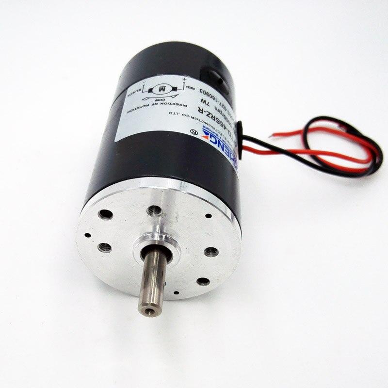 ZHENGKE ZYTD-50SRZ-R 50mm Tubular motor 12V/24V DC motor Round shaft 2000RPM3000RPM4000RPM5000RPM6000RPM 7W/8W.