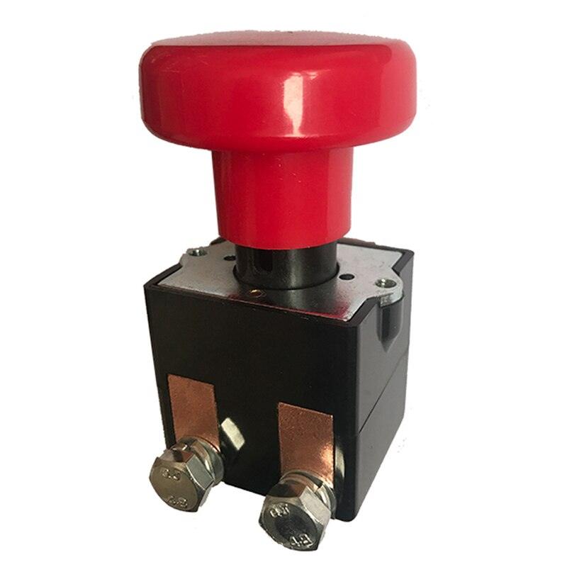 ZJK125 125A DC Power Emergency Disconnecting Switch Push Button Switch ED125 for Electric Car Automobile Vehicle Forklift.